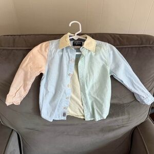 NWOT 2T Oshkosh Multi-Colored Button Up